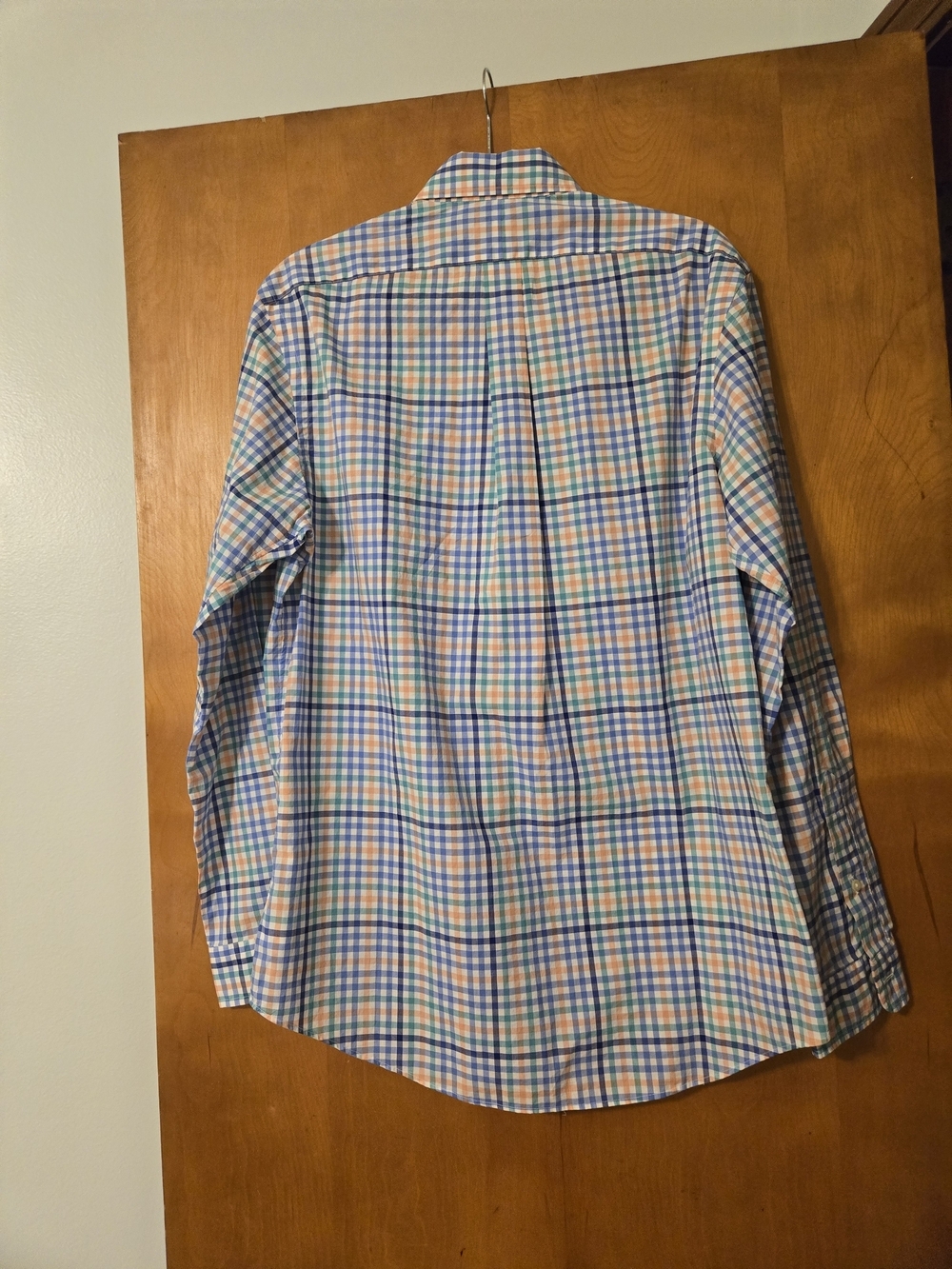 Ralph Lauren Classic Fit Checkered Long Sleeved Shirt Size M - Picture 2 of 5